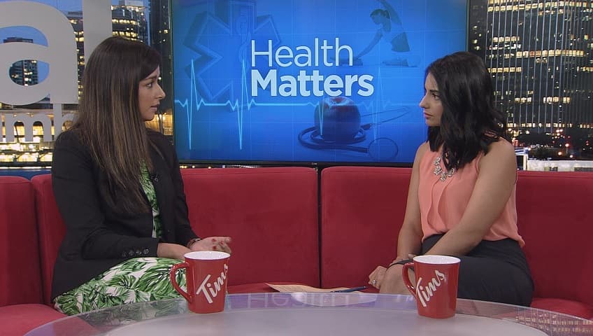 Still from the Global News Health Matters segment on hydration and electrolytes